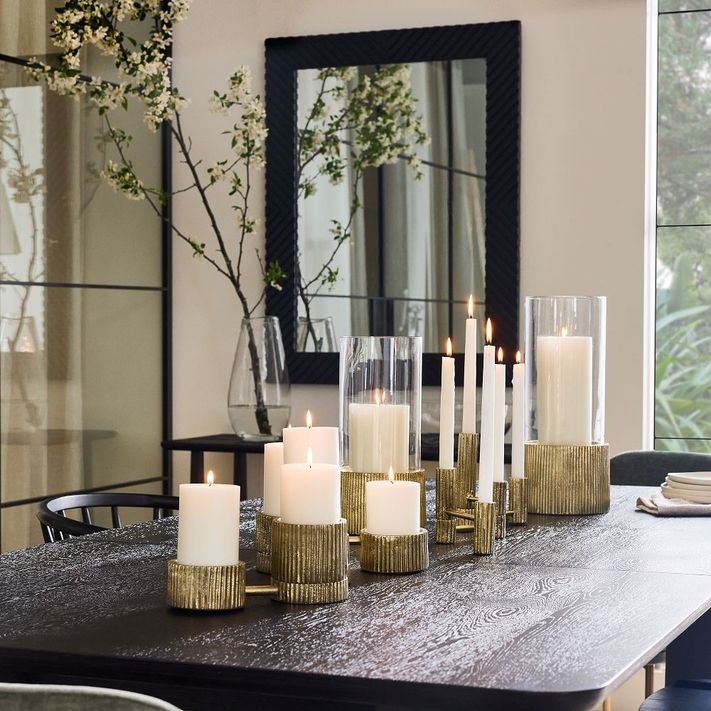 Home | fym.ae Textured Metal Candle Holders