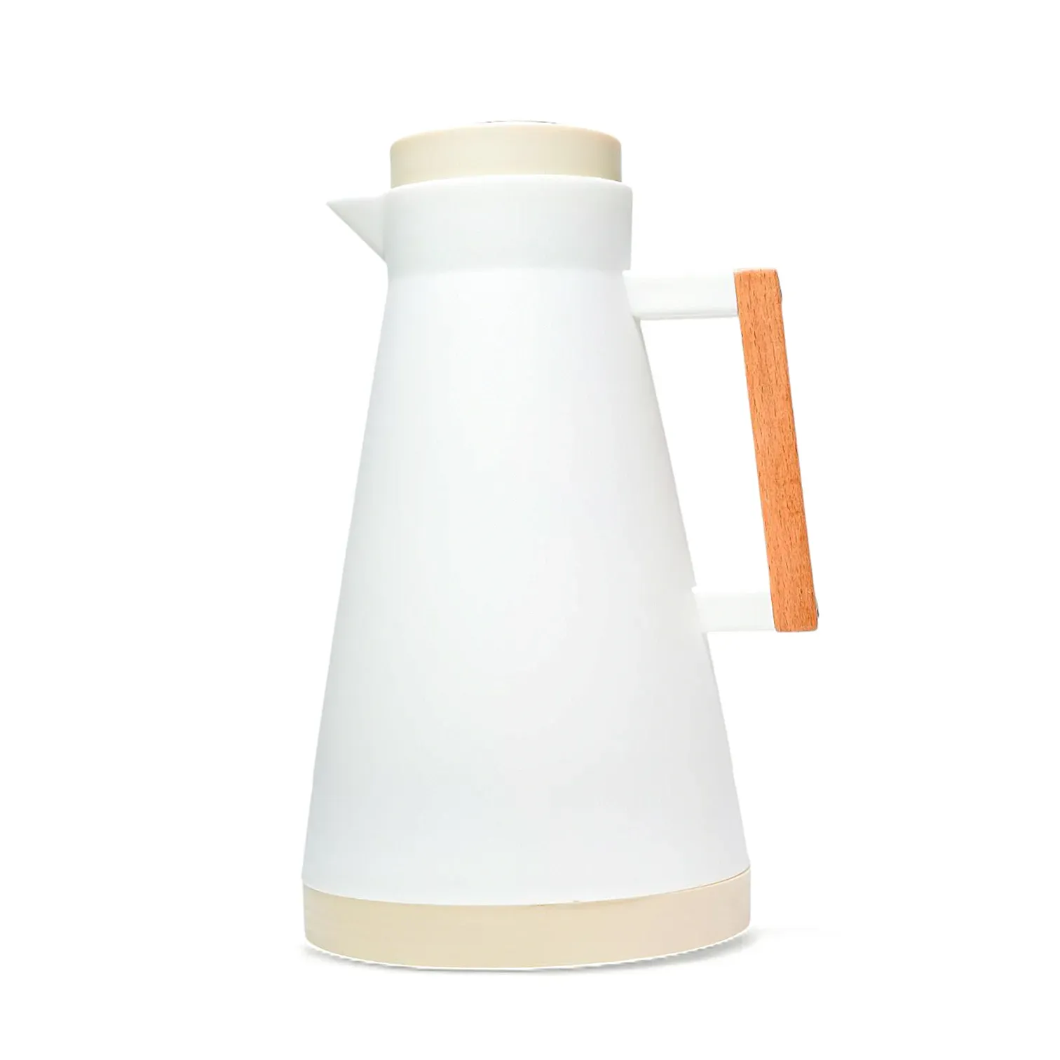 1L Coffee Pot, White