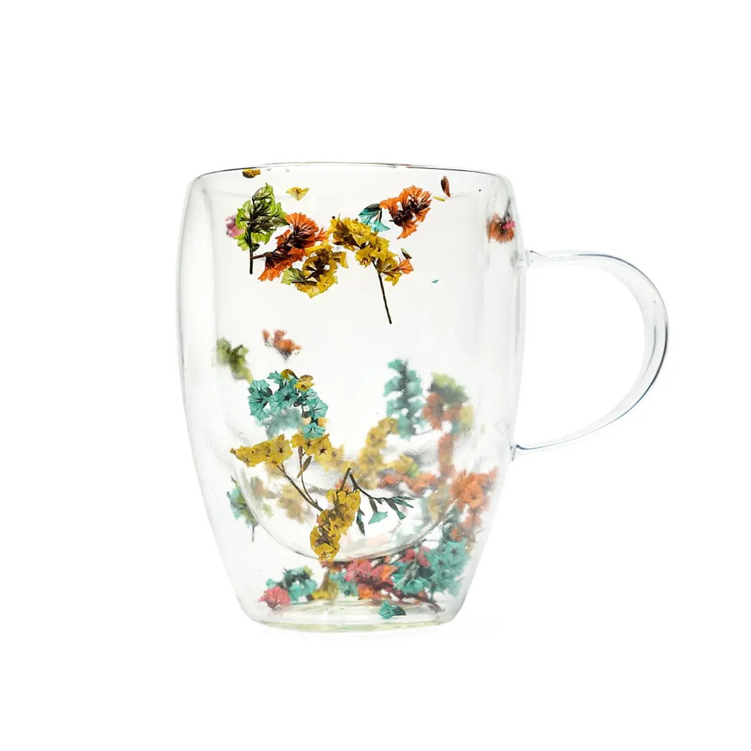 Double-Wall Insulated Glass Cup, 350ml