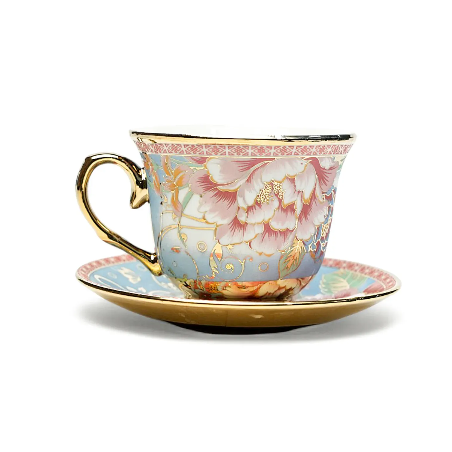 Rose European Design Tea Cup Set