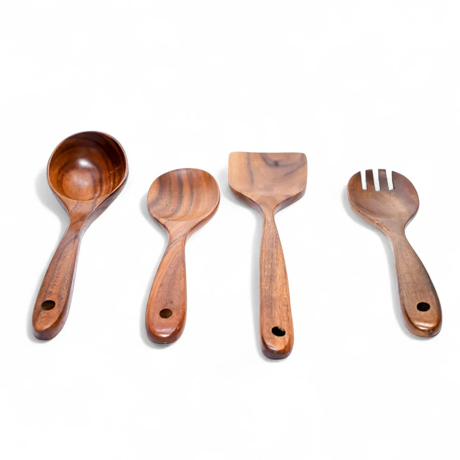 5-Piece Wooden Cooking Utensil Set