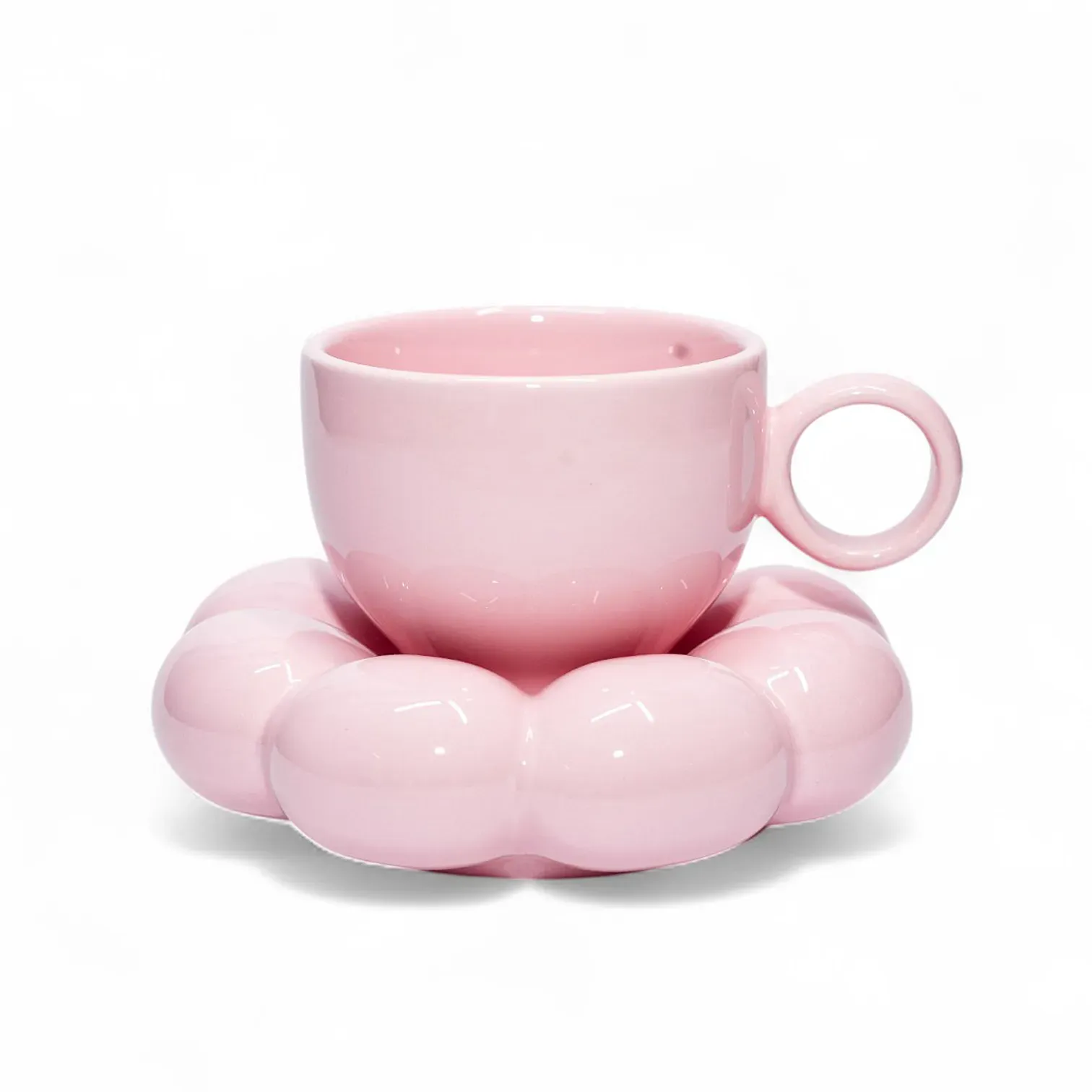 Sunflower Ceramic Coffee Mug Set